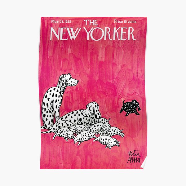 New Yorker Cover, March 1935 Artwork Reproduction for Wall Art, Prints, Posters, Tshirts, Men, Women, Kids Poster