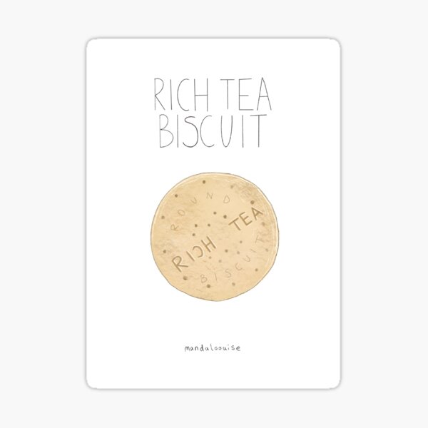 Rich Tea Buscuit Sticker