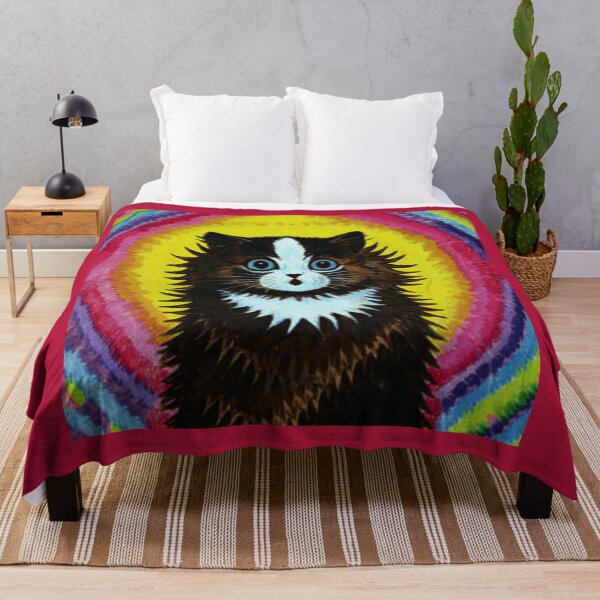 Item preview, TIE DYE RAINBOW & CAT - Louis Wain Cats designed and sold by DigitalEffects.