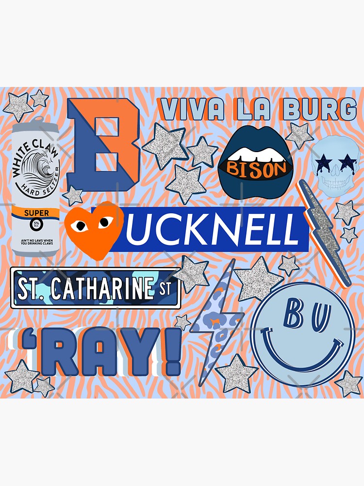 Bucknell Collage Sticker For Sale By Erisullivan Redbubble