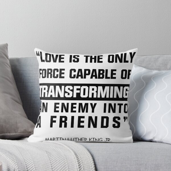 Aperçu de l'œuvre L'AMOUR EST LA SEULE FORCE CAPABLE DE TRANSFORMER VOS ENNEMIS EN AMIS créée et vendue par NIMSAYRUB.