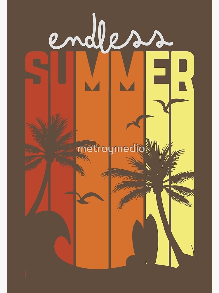 "Endless Summer" Canvas Print by metroymedio Redbubble