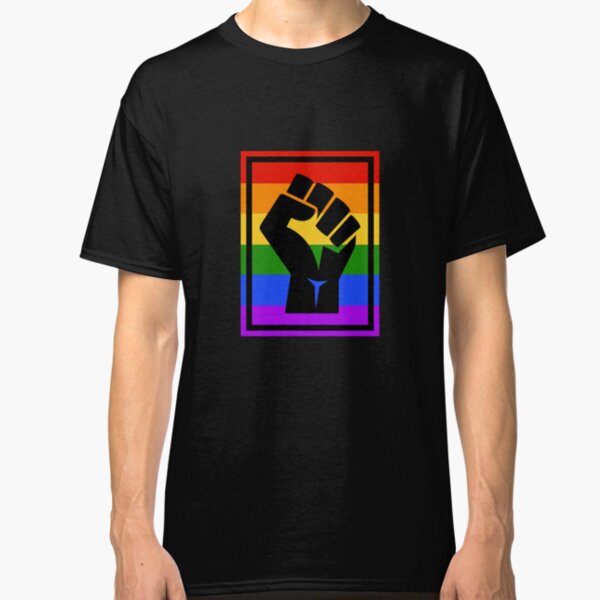 BLM fist - rainbow1 Classic T-Shirt