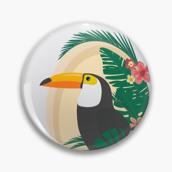 Item preview, Tropical Jungle Toucan designed and sold by chimpunilustracion.
