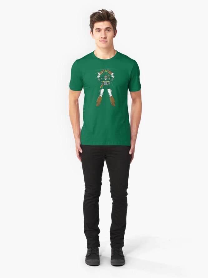 Alternate view of Hylian Matrix of Heroics Slim Fit T-Shirt