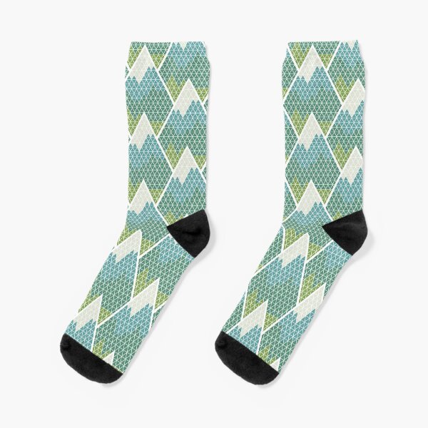 Item preview, Geometric Mountain Pattern designed and sold by DOODL.