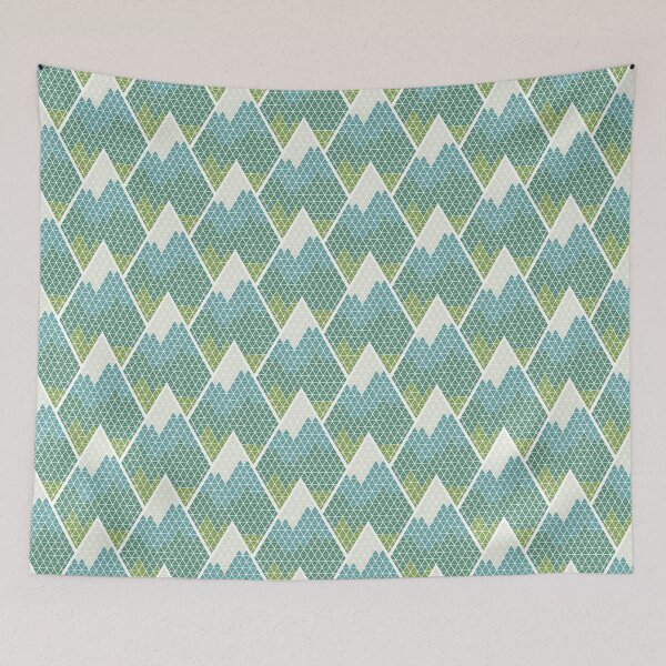 Item preview, Geometric Mountain Pattern designed and sold by DOODL.