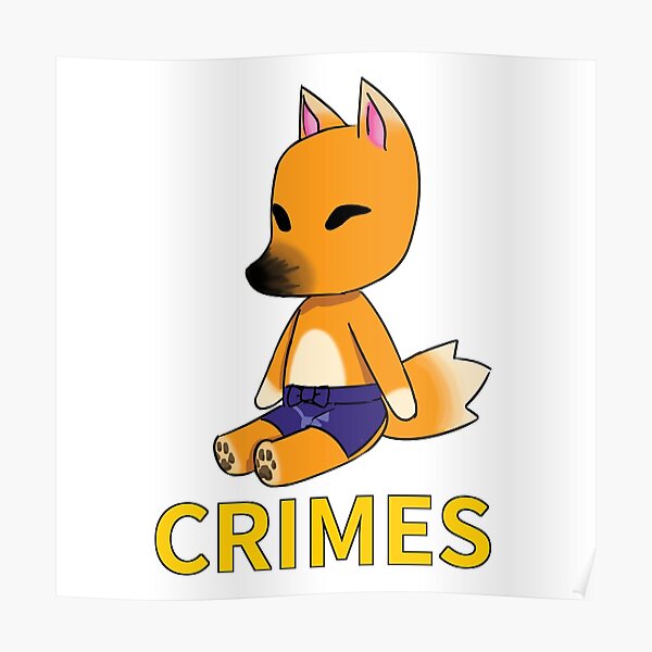 Animal Crossing Funny Posters Redbubble - isabelle animal crossing new leaf roblox animal meme on