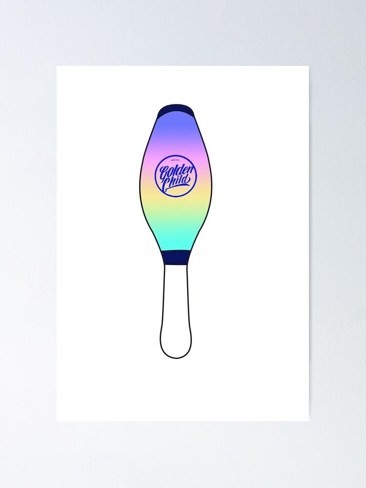 Golden Child Lightstick Poster By Pickmekshop Redbubble