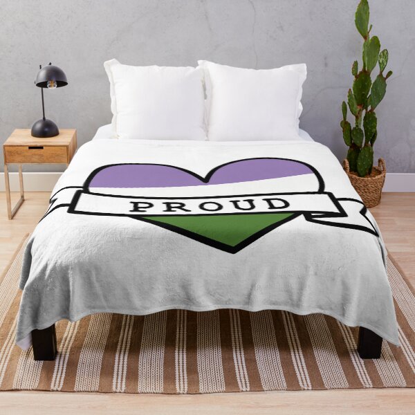 Item preview, Hearts - Genderqueer designed and sold by TheQuirkySide.