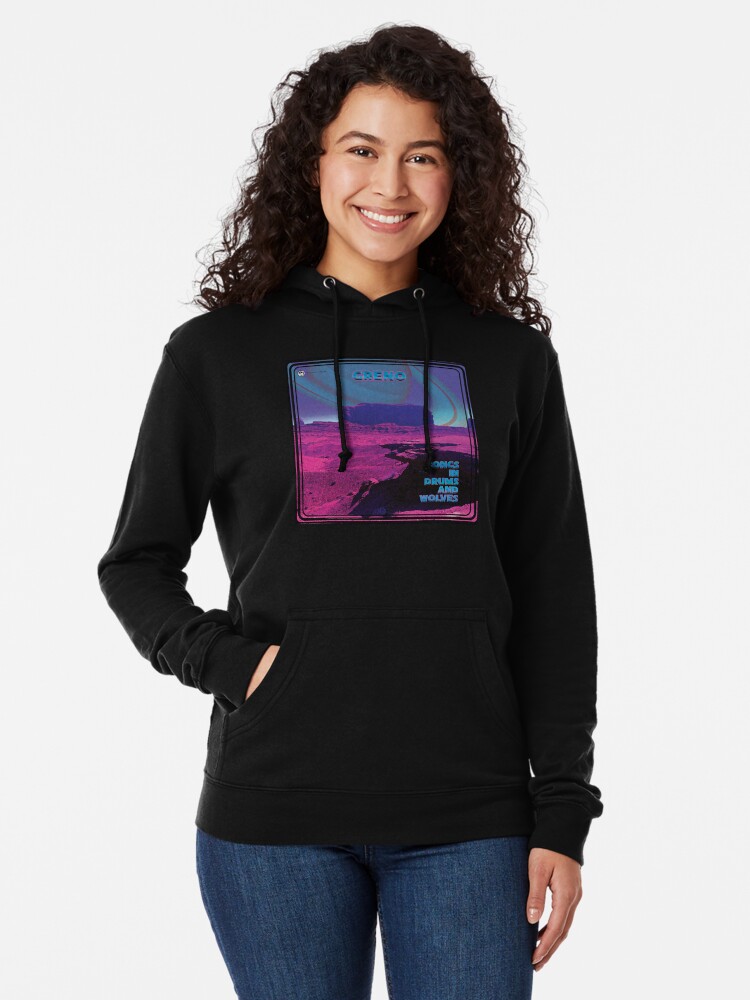 Alternate view of Greno, Songs in Drums and Wolves Lightweight Hoodie