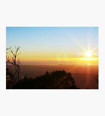 Sunrise at Mt Warning Photographic Print
