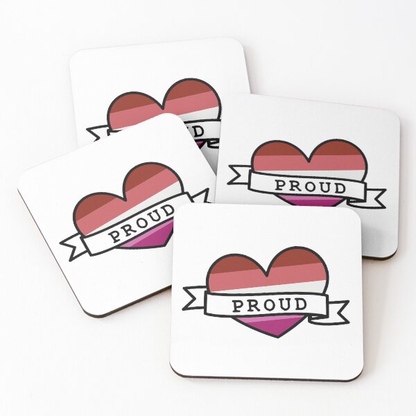 Item preview, Hearts - Lesbian designed and sold by TheQuirkySide.
