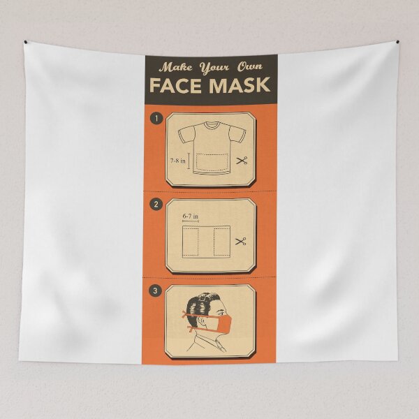 Item preview, DIY Face Mask vintage designed and sold by infleims.