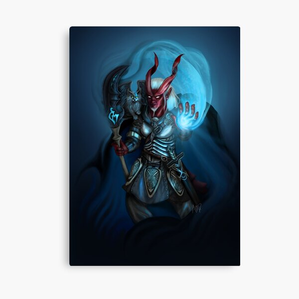 The Red Paladin Canvas Print
