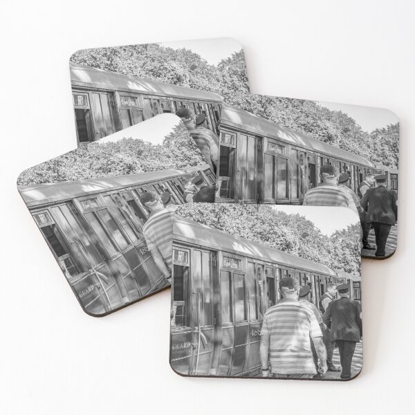 Item preview, Passengers boarding vintage railway carriages on the Norfolk Poppy Line designed and sold by yackers1.