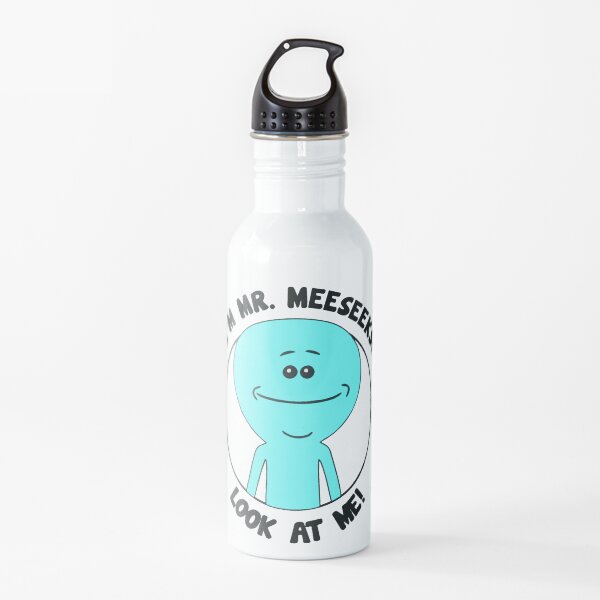 I'm Mr Meeseeks! Look At Me! funny cartoon Water Bottle