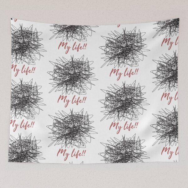 Item preview, My life is tangled like a smudge designed and sold by portokalis.