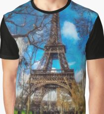 Eiffel Tower in January Graphic T-Shirt