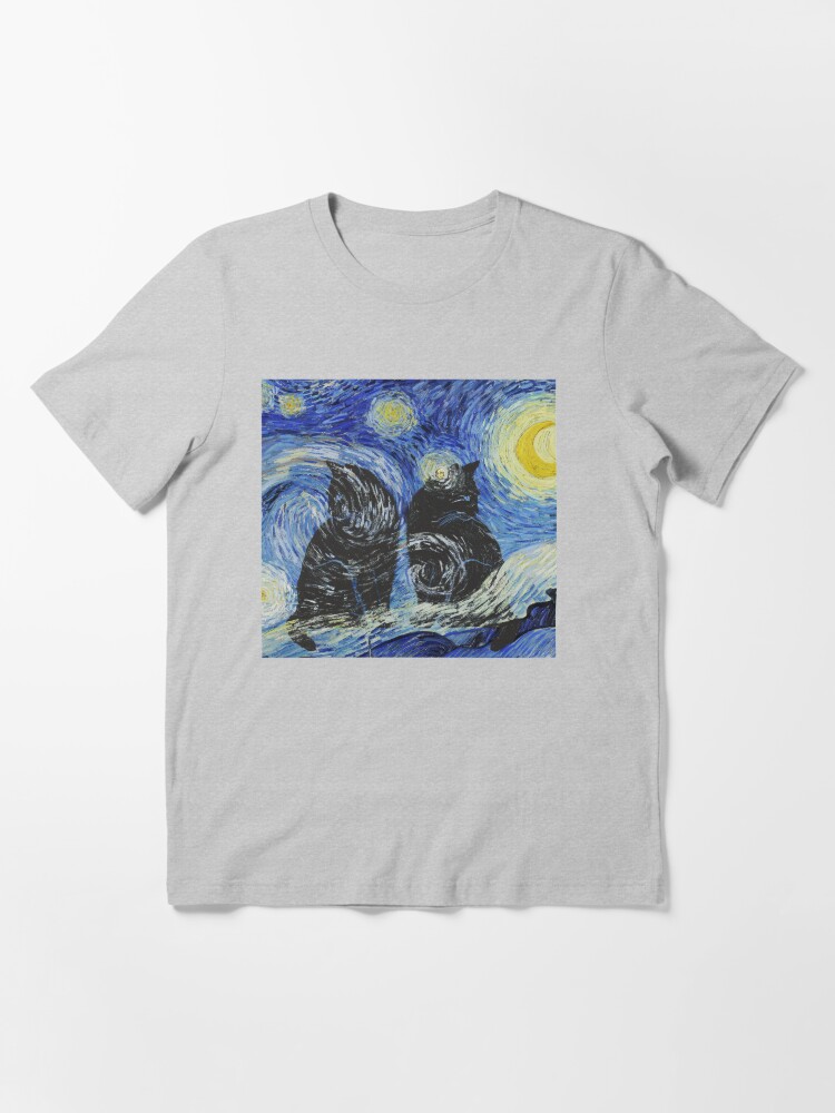 Van gogh cat shirt clearance