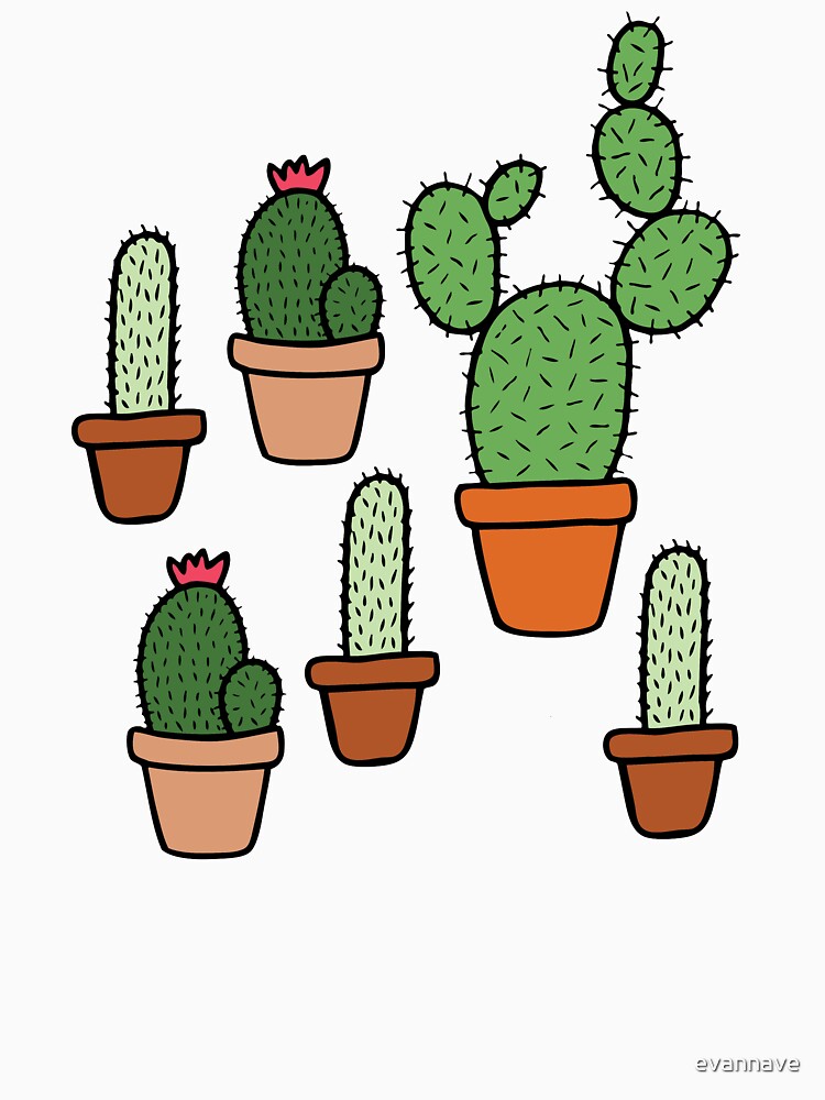 Pink Cactus Pattern by evannave