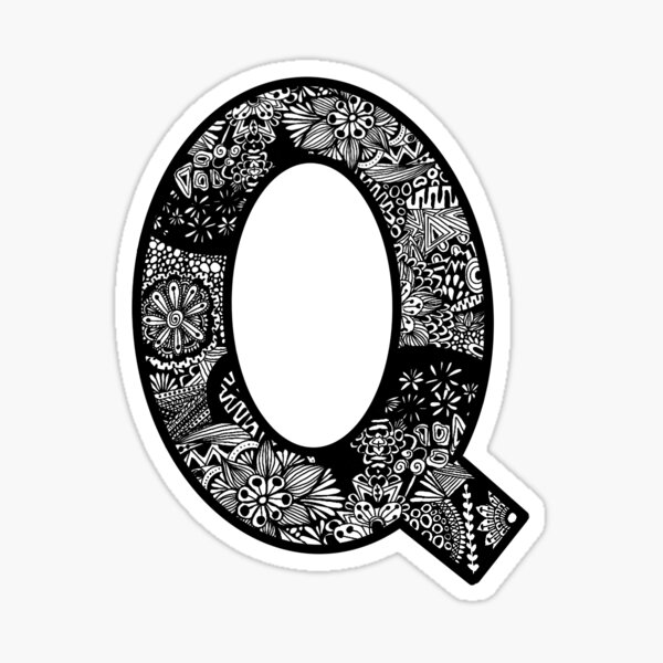 Item preview, Letter Q designed and sold by kristiryu.