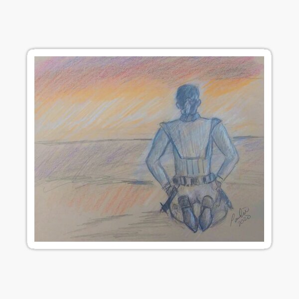 Vista previa del artículo con la obra «Kanan», diseñado y vendido por RebelPencils.