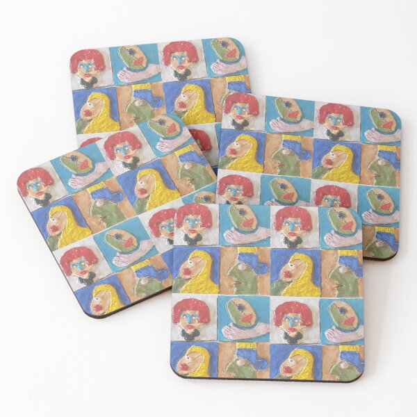 Item preview, Clay tiles masks designed and sold by danshiloh.