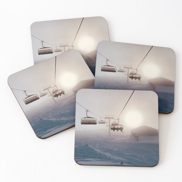 Item preview, Ski lift in fog designed and sold by powerpointer.