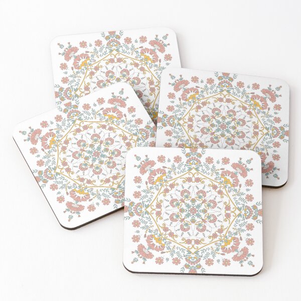 Item preview, Green, Pink and Yellow Medallion Pattern designed and sold by jamiemaher15.