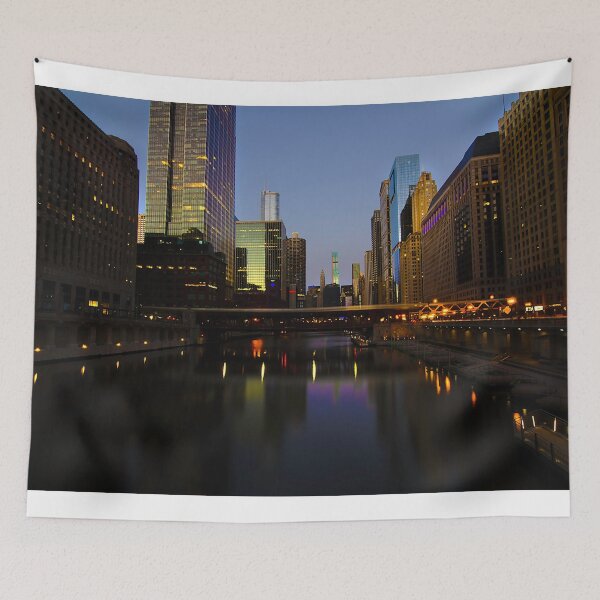 Item preview, Twilight on the Chicago River designed and sold by James Hoffman.