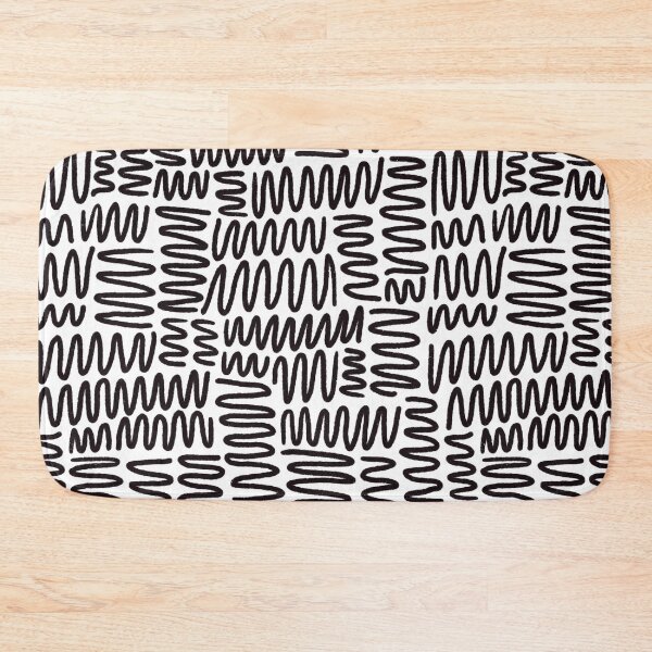 Item preview, Black and White Squiggles designed and sold by inkblotcreative.