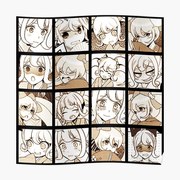 Hiyoko Manga Collection Colored Poster By Attic Worms Redbubble