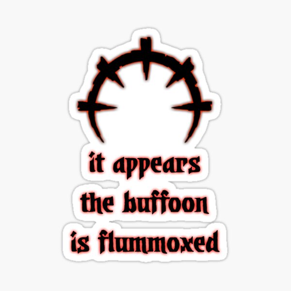 Item preview, Darkest Dungeon - The Buffoon is Flummoxed designed and sold by DigitalCleo.