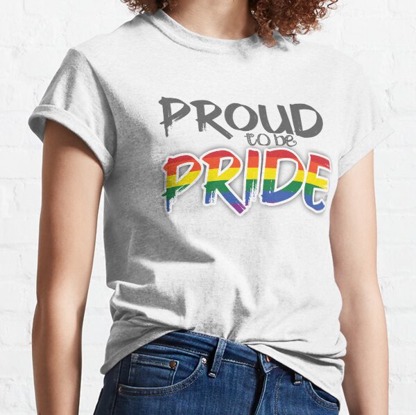 #proudtobepride #pridemonth2020 | Rainbow Classic T-Shirt