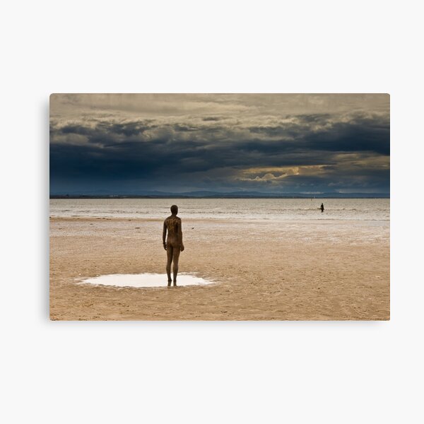 Crosby Beach - Anthony Gormley Statues Canvas Print