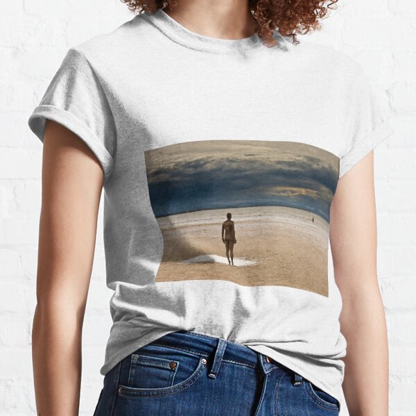 Crosby Beach - Anthony Gormley Statues Classic T-Shirt