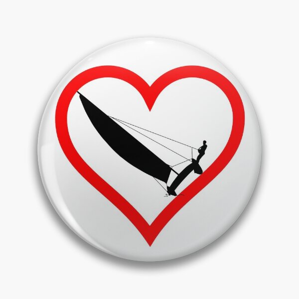 Item preview, Red heart contour with catamaran designed and sold by der-berliner.