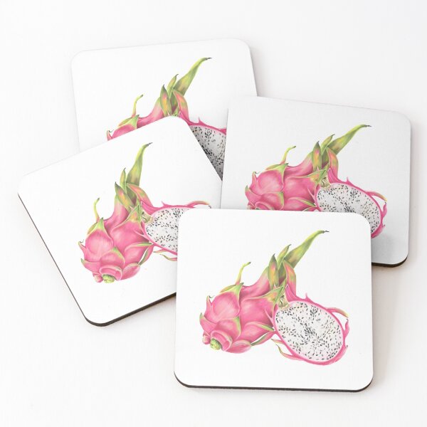 Item preview, Print Dragon fruit. Pitahaya. Pitaya, Exotic bright fruit. Summer illustration. designed and sold by SASHA-MATBON.