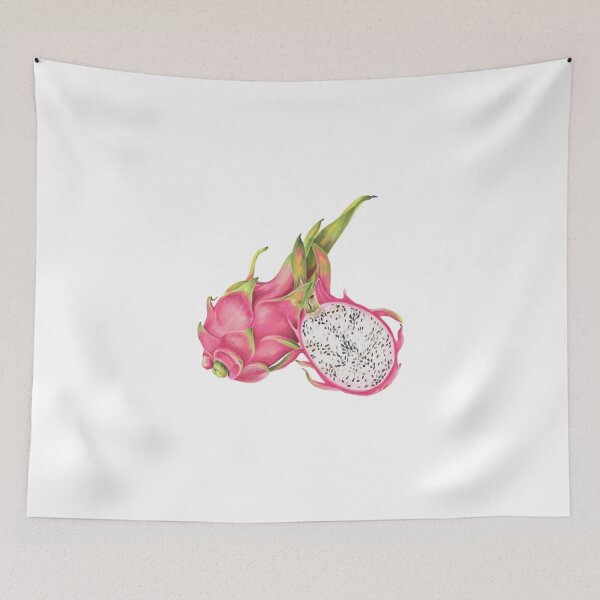 Item preview, Print Dragon fruit. Pitahaya. Pitaya, Exotic bright fruit. Summer illustration. designed and sold by SASHA-MATBON.