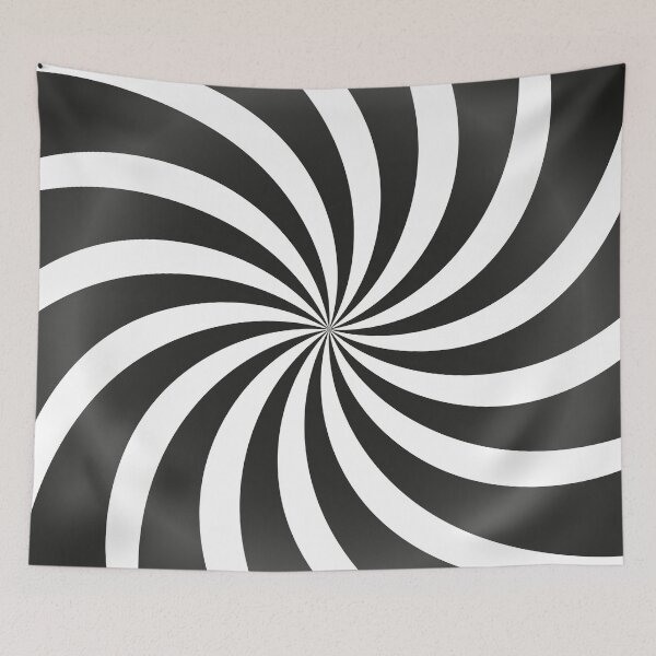 Item preview, Black and White Spiral 1 | Twirl | Whirlpool | Vortex designed and sold by SJ Designs.