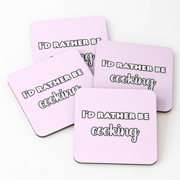 Item preview, I'd rather be cooking - Funny text designed and sold by MagicBaguette.