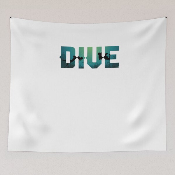 Item preview, Dive Deep Underwater Diver Surfer Snorkeling designed and sold by DaneRhodes1.
