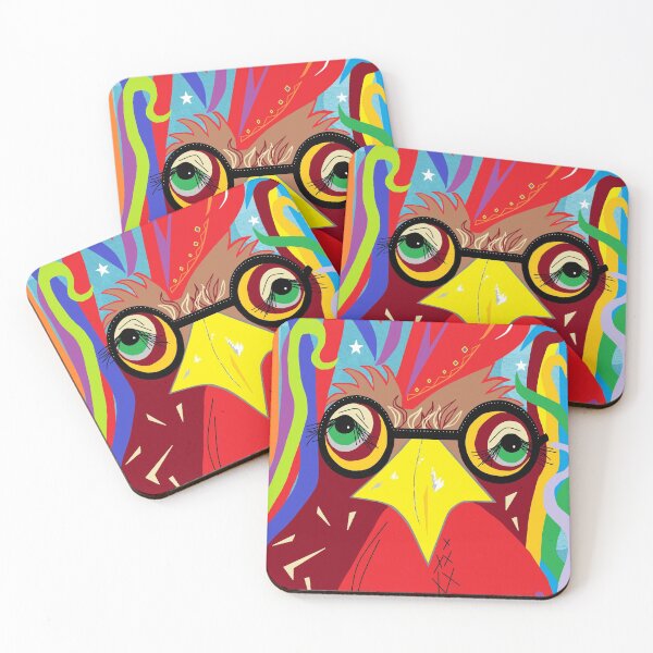 Item preview, Rooster with Glasses designed and sold by EloiseArt.