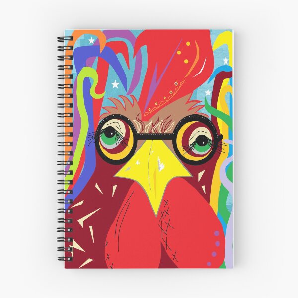 Item preview, Rooster with Glasses designed and sold by EloiseArt.