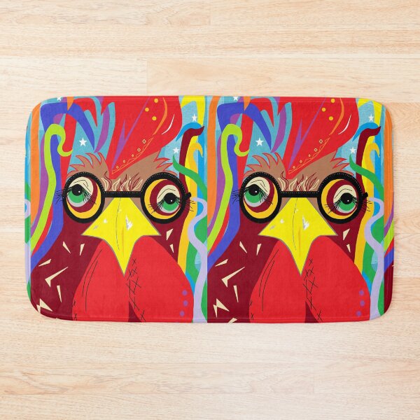 Item preview, Rooster with Glasses designed and sold by EloiseArt.