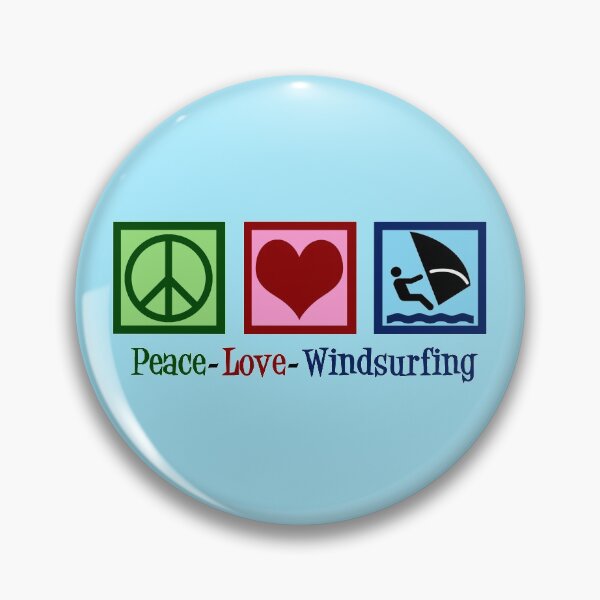 Item preview, Peace Love Windsurfing designed and sold by Epic Love Designs.