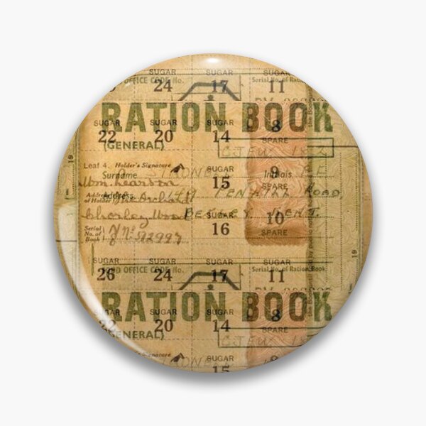 Item preview, Ration Booklet Collage - World War II designed and sold by RachelAlbang.
