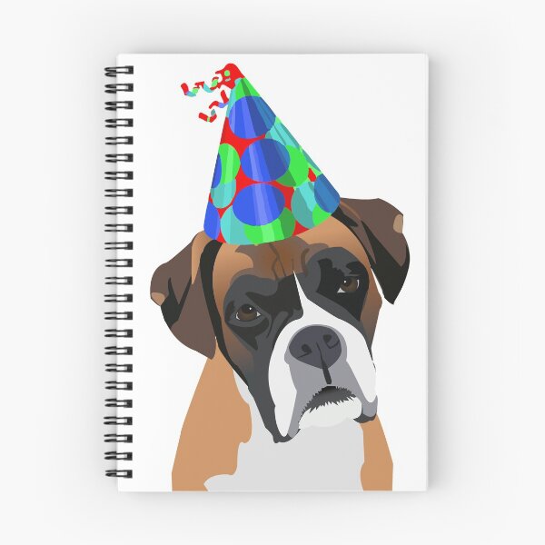 Item preview, Birthday Boxer Dog designed and sold by KCPetPortraits.
