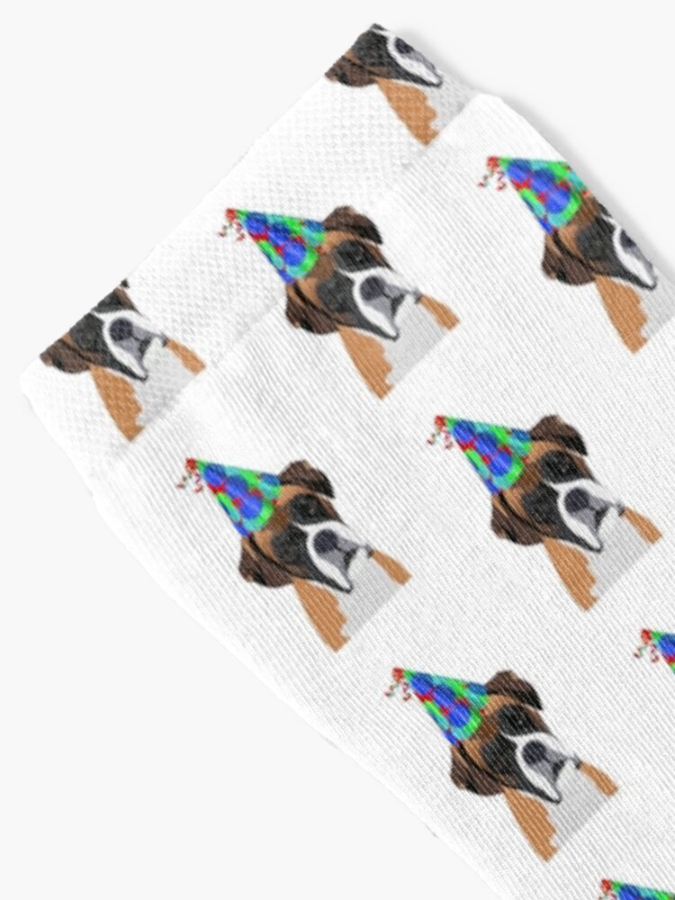 Méfiez-vous du Boxer Chien sur chaussettes noires grand cadeau d'anniversaire nouveauté chaussettes. Méfiez-vous du Boxer Chien sur chaussettes noires grand cadeau d'anniversaire nouveauté chaussettes.